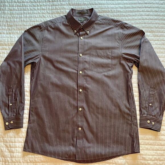 Eddie Bauer Men's Cotton Wrinkle Free Long Sleeve Shirt, size Medium - Picture 1 of 7